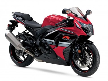 Rouge Gris Carénage Moto Suzuki GSXR 1000 2009-2016 Pas Chère