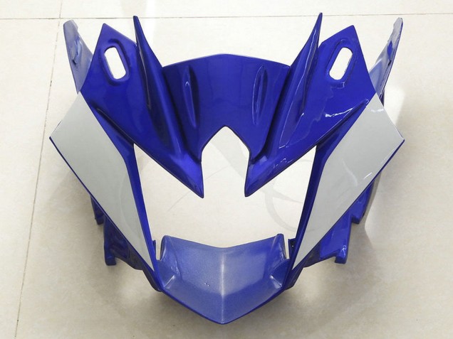 Bleu Blanc Carénages Moto Yamaha FZ6R 2009-2015