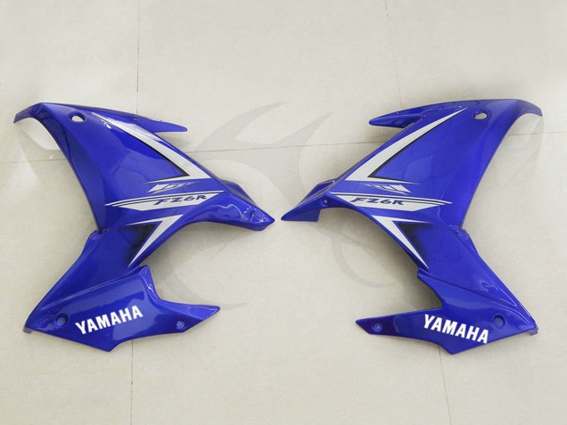 Bleu Blanc Carénages Moto Yamaha FZ6R 2009-2015