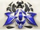Bleu Blanc Carénages Moto Yamaha FZ6R 2009-2015