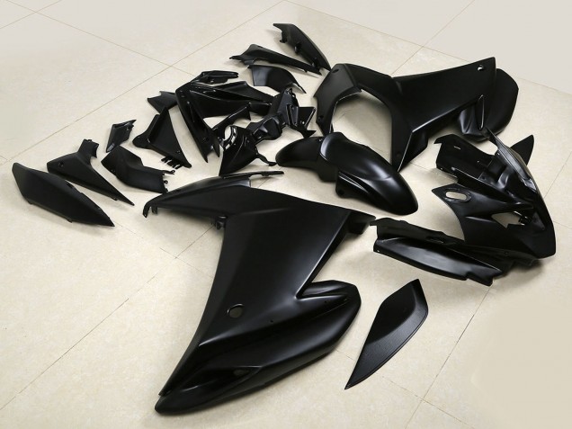 Noir Mat Carénage Moto Yamaha FZ6R 2009-2015
