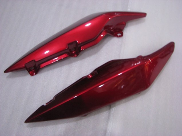 Rouge Blanc Noir Carénage Moto Yamaha FZ6R 2009-2015