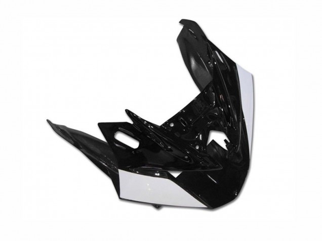 Noir Brillant Blanc Carénage Moto Yamaha FZ6R 2009-2015