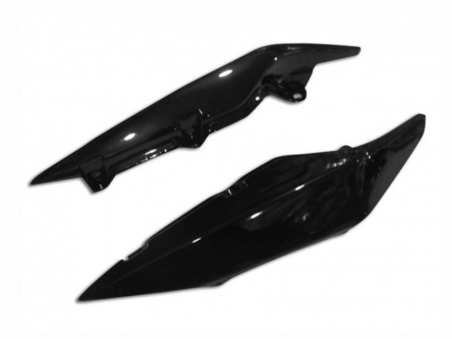 Noir Brillant Blanc Carénage Moto Yamaha FZ6R 2009-2015