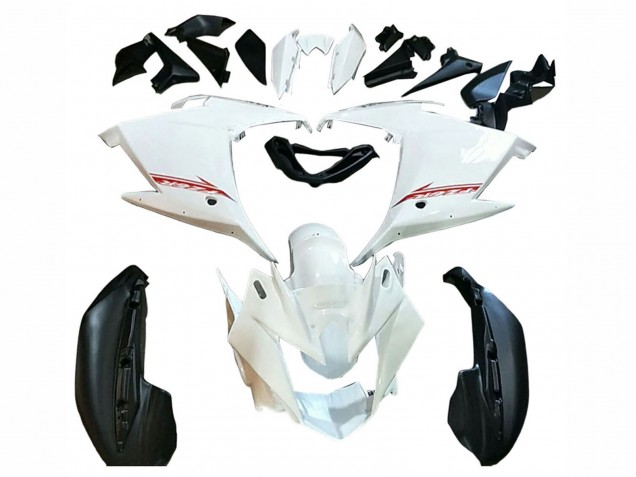 Blanc Noir Rouge Carénage Moto Yamaha FZ6R 2009-2015