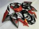 Orange Noir Brillant Carénage Moto Suzuki GSXR 1000 2009-2016