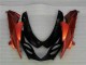 Orange Noir Brillant Carénage Moto Suzuki GSXR 1000 2009-2016