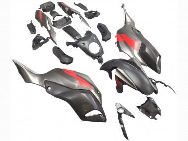 Gris Rouge Carénage Moto Yamaha MT07/FZ07 2012-2017 Pas Chère