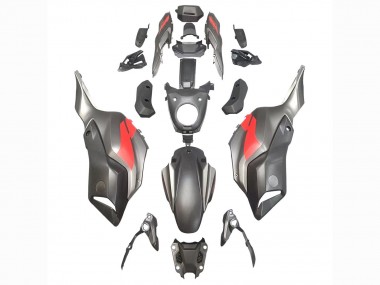 Gris Rouge Carénage Moto Yamaha MT07/FZ07 2012-2017 Pas Chère