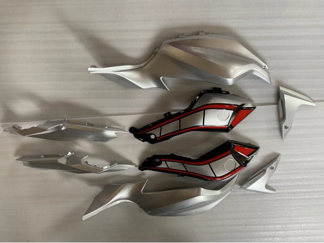 Argent Rouge Noir Carénage Moto Yamaha MT07/FZ07 2012-2017