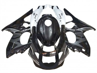 Noir Brillant Gris Blanc Carénage Moto Yamaha YZF600R Thundercat 1996-2007 Pas Chère