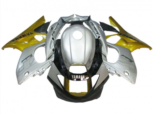 Argent Or Noir Brillant Carénages Moto Yamaha YZF600R Thundercat 1996-2007