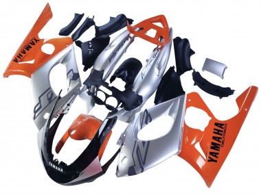 Orange Gris Noir Brillant Carénage Moto Yamaha YZF600R Thundercat 1996-2007 Pas Chère