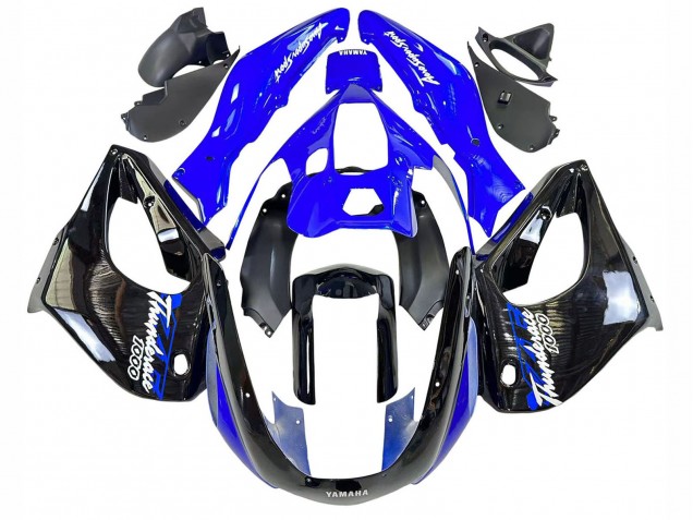 Bleu Noir Thundecourses Carénage Moto Yamaha YZF 1000R Thunderace 1997-2007