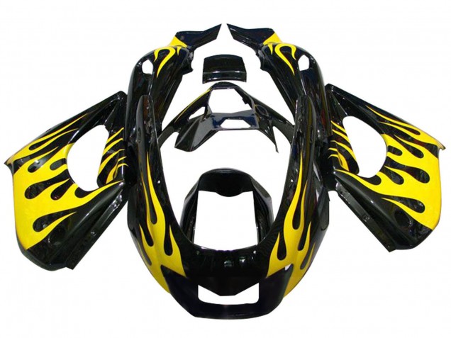 Noir Jaune Carénage Moto Yamaha YZF 1000R Thunderace 1997-2007