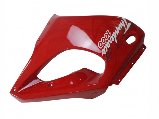 Rouge Noir Blanc Thundecourses Carénage Moto Yamaha YZF 1000R Thunderace 1997-2007