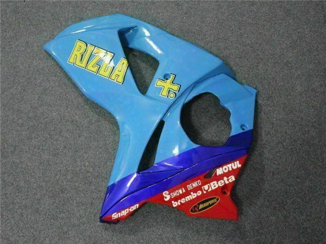 Bleu Jaune Rizla 19 Rouge Carénage Moto Suzuki GSXR 1000 2009-2016