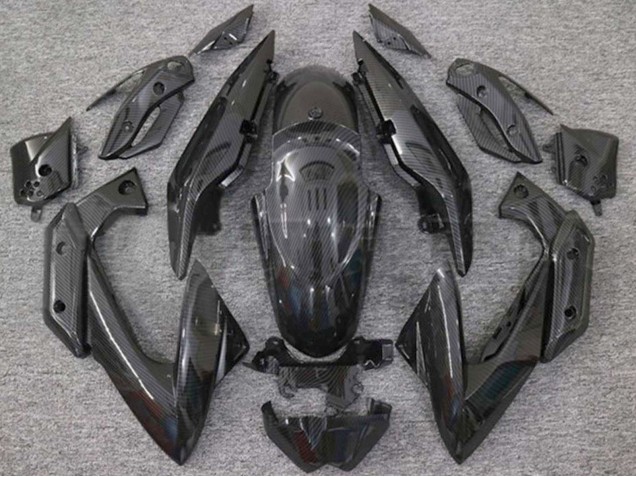 Noir Fibre de Carbone Carénage Moto Yamaha XJ6 2009-2012
