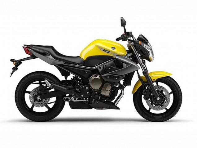 Noir Jaune Carénage Moto Yamaha XJ6 2009-2012