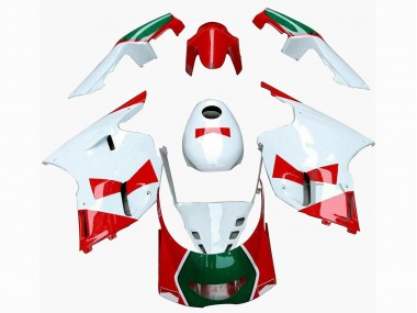 Blanc Rouge Vert Carénage Moto Yamaha TZR250 3XV 1991-1994 Pas Chère