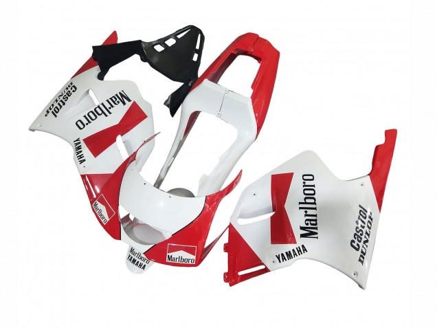 Blanc Rouge Marlboro Castrol Dunlop Carénage Moto Yamaha TZR250 3XV 1991-1994