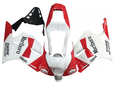 Blanc Rouge Marlboro Castrol Dunlop Carénage Moto Yamaha TZR250 3XV 1991-1994 Pas Chère