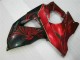 Rouge Noir Brillant Carénage Moto Suzuki GSXR 1000 2009-2016