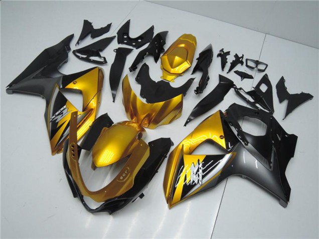 Or Noir Mat Carénage Moto Suzuki GSXR 1000 2009-2016