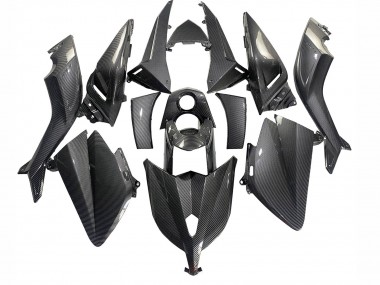 Noir Fibre de Carbone Carénage Moto Yamaha TMAX530 2012-2014 Pas Chère