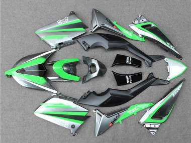 Gris Vert Noir ENEOS Carénage Moto Yamaha TMAX530 2012-2014 Pas Chère