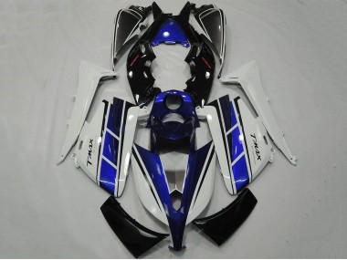 Blanc Bleu Noir Carénages Moto Yamaha TMAX530 2012-2014 Pas Chère