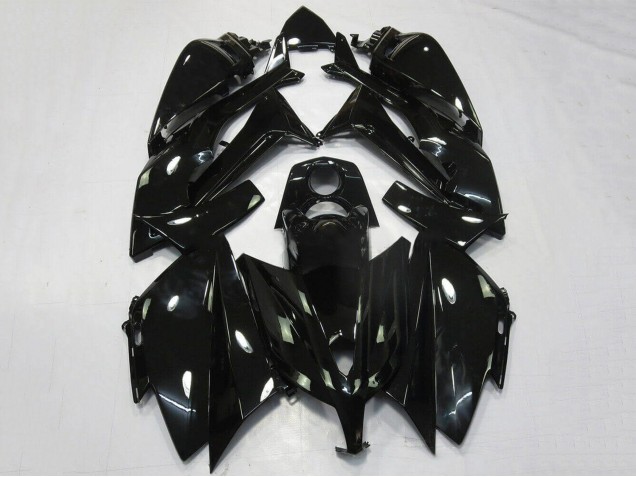 Noir Brillant Carénage Moto Yamaha TMAX530 2012-2014