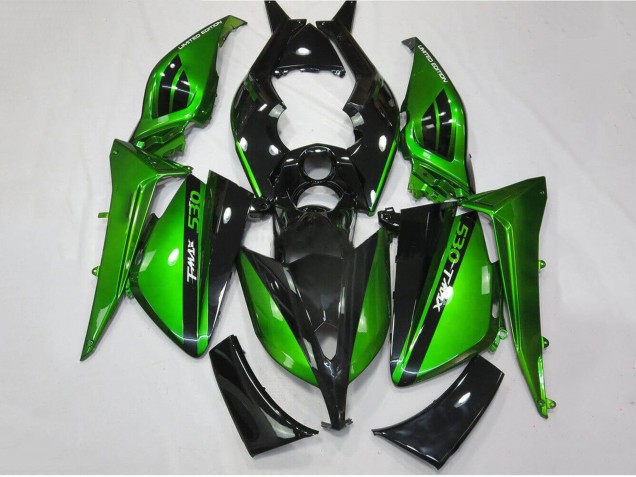 Vert Brillant Noir Carénage Moto Yamaha TMAX530 2012-2014