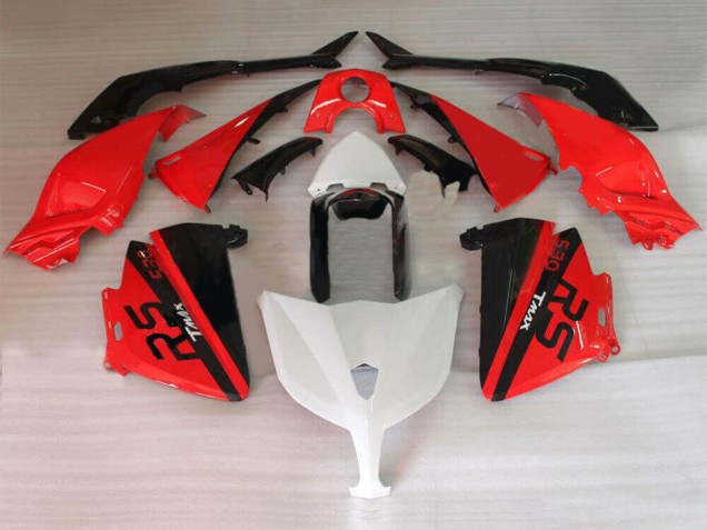 Blanc Rouge Noir Carénage Moto Yamaha TMAX530 2012-2014