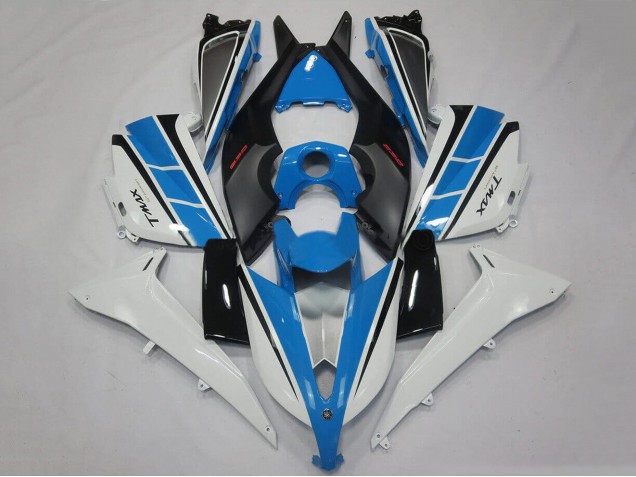 Blanc Bleu Noir Carénage Moto Yamaha TMAX530 2012-2014