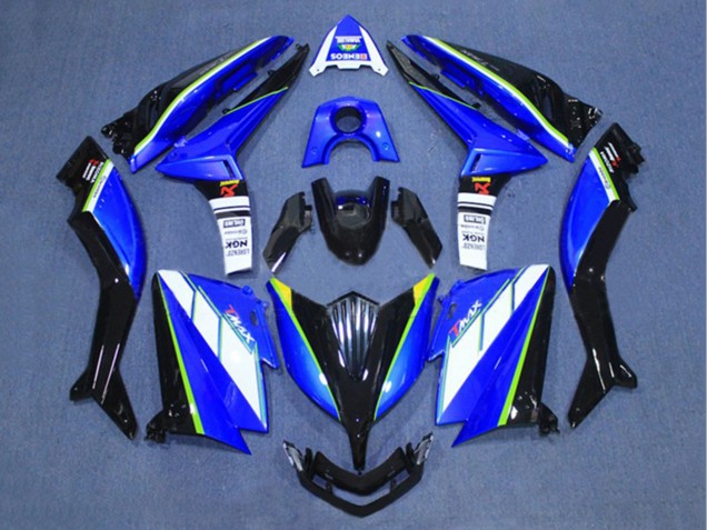 Blanc Bleu Noir Carénage Moto Yamaha TMAX530 2015-2016