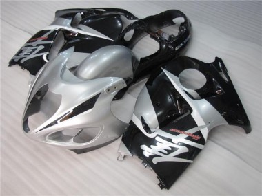 Argent Noir Carénage Moto Suzuki GSXR 1300 Hayabusa 1996-2007 Pas Chère