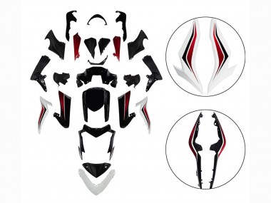 Noir Rouge Blanc Carénage Moto Suzuki GSX-S 1000 2015-2020 Pas Chère