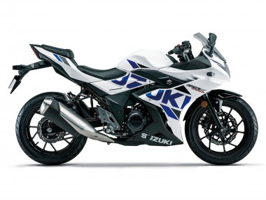 Blanc Bleu Noir Carénage Moto Suzuki GSX250R 2017-2020 Pas Chère