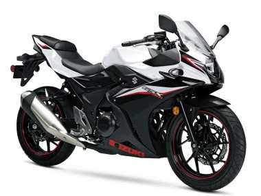 Blanc Noir Carénages Moto Suzuki GSX250R 2017-2020 Pas Chère
