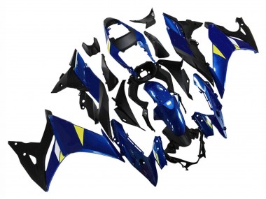 Bleu Jaune Noir Carénage Moto Suzuki GSX250R 2017-2020 Pas Chère