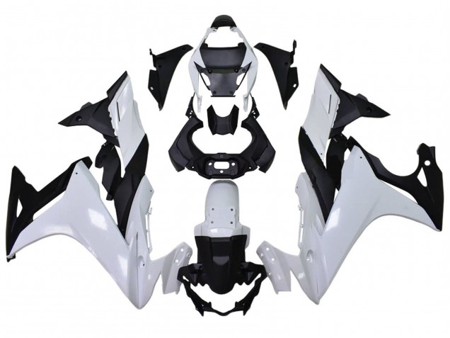 Blanc Noir Kits Carénages Moto ABS Suzuki GSX250R 2017-2020