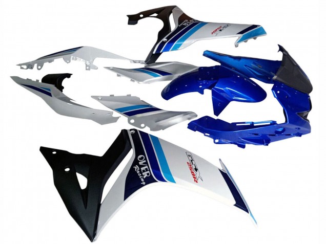 Blanc Bleu Noir Courses Carénage Moto Suzuki GSX250R 2017-2020