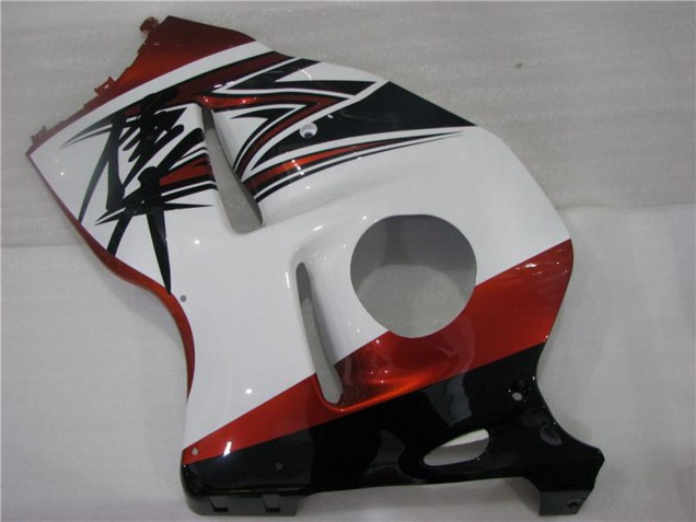Blanc Orange Noir Carénage Moto Suzuki GSXR 1300 Hayabusa 1996-2007