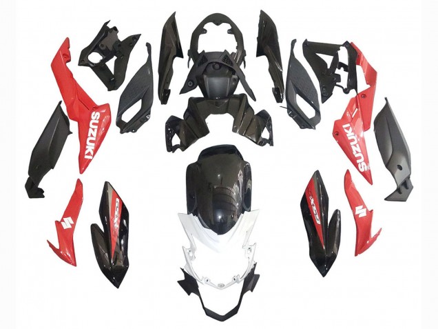 Rouge Blanc Carénage Moto Suzuki GSX-S 750 2017-2022