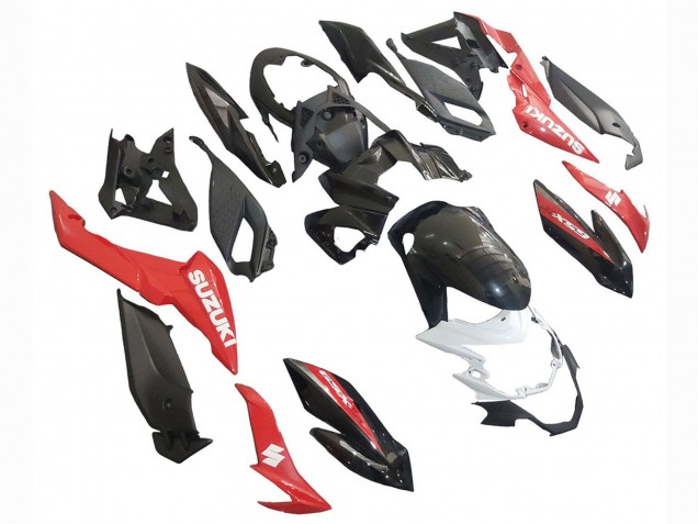 Rouge Blanc Carénage Moto Suzuki GSX-S 750 2017-2022