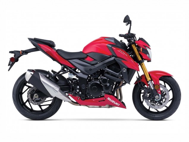 Rouge Noir Carénage Moto Suzuki GSX-S 750 2017-2022