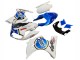 Blanc Bleu Lucky Strike Motul Carénage Moto Suzuki SV650 2003-2013