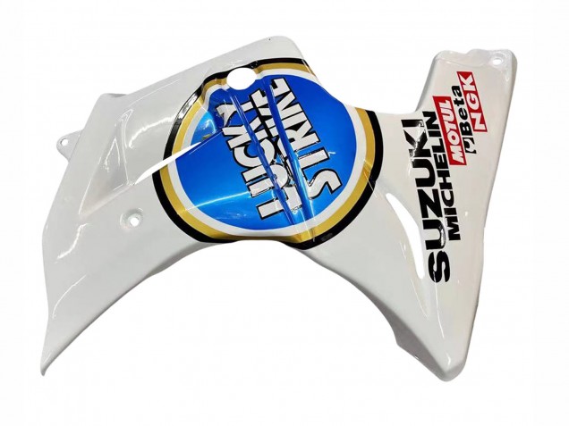 Blanc Bleu Lucky Strike Motul Carénage Moto Suzuki SV650 2003-2013
