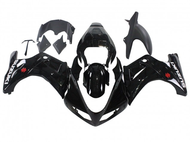 Noir Brillant Carénages Moto Suzuki SV650 2003-2013